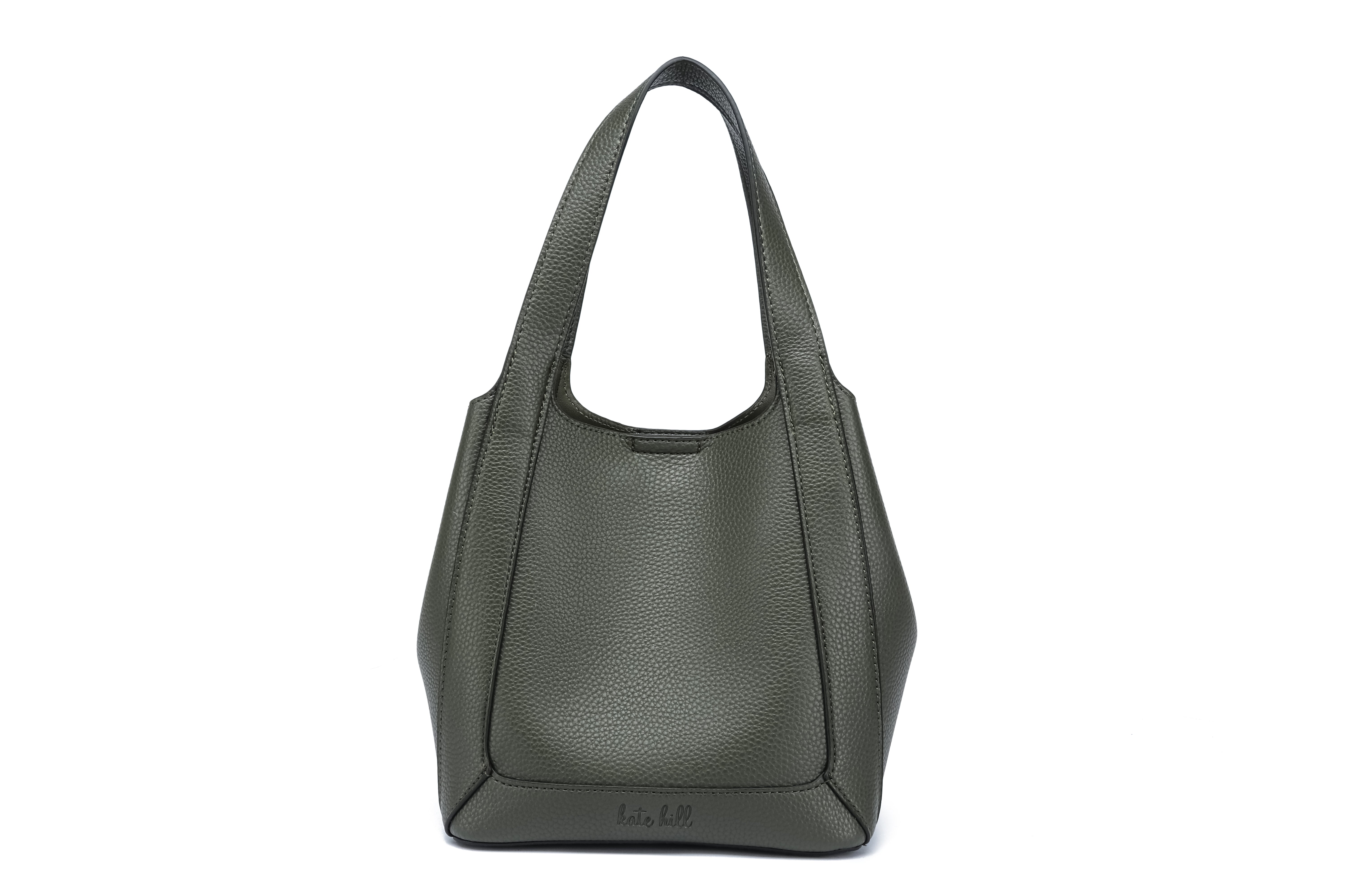 Kate Hill - KH2653 Cindy - Large 2 handle shoulder tote - Olive