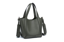 Kate Hill - KH2653 Cindy - Large 2 handle shoulder tote - Olive - 0