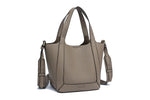 Kate Hill - KH2653 Cindy - Large 2 handle shoulder tote - Taupe