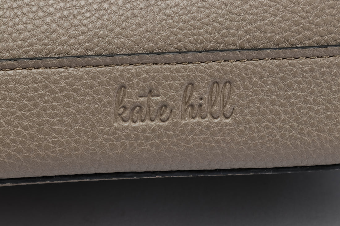 Kate Hill - KH2653 Cindy - Large 2 Handle Shoulder Tote - Taupe