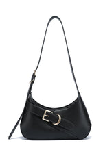 Kate Hill - KH2654 Cora Buckle shoulder ziptop - Black