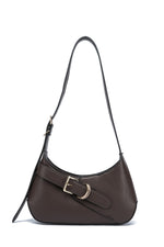 Kate Hill - KH2654 Cora Buckle shoulder ziptop - Chocolate