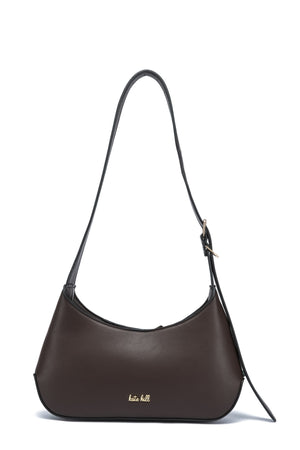 Kate Hill - KH2654 Cora Buckle Shoulder Ziptop - Chocolate