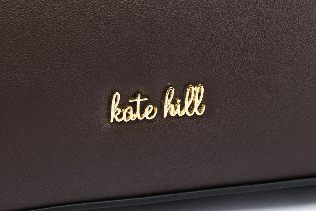 Kate Hill - KH2654 Cora Buckle Shoulder Ziptop - Chocolate