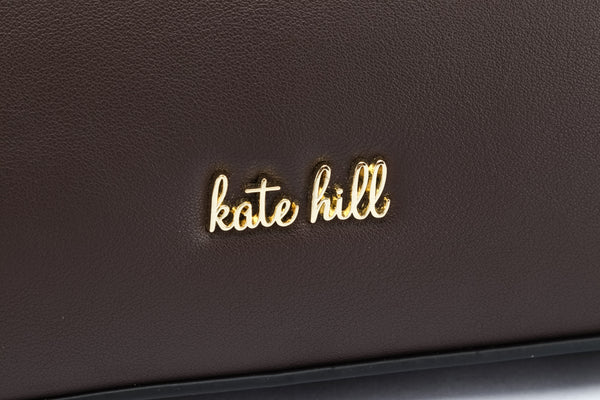 Kate Hill - KH2654 Cora Buckle Shoulder Ziptop - Chocolate