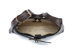 Kate Hill - KH2654 Cora Buckle Shoulder Ziptop - Chocolate