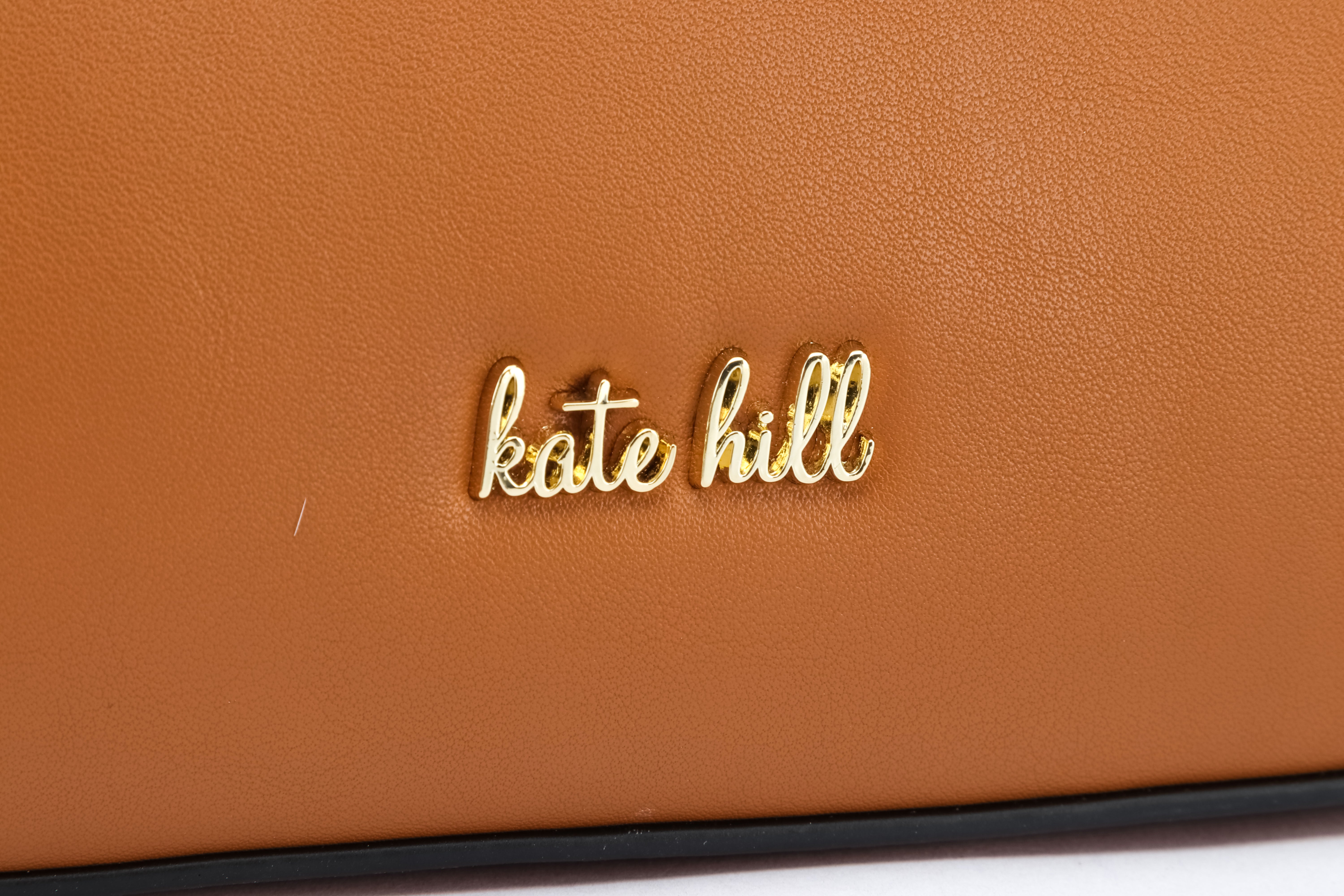 Kate Hill - KH2654 Cora Buckle shoulder ziptop - Tan