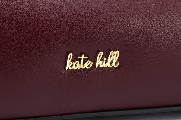 Kate Hill - KH2654 Cora Buckle Shoulder Ziptop - Plum