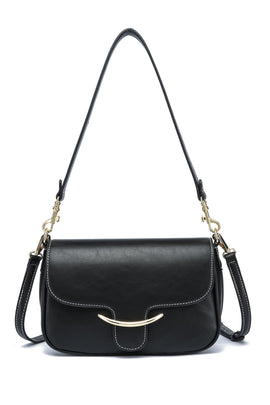 Kate Hill - KH2655 Cherry Flap adjustable shoulder strap - Black