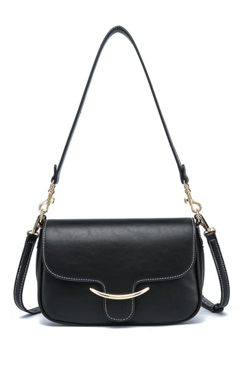 Kate Hill - KH2655 Cherry Flap adjustable shoulder strap - Black