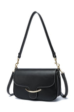 Kate Hill - KH2655 Cherry Flap adjustable shoulder strap - Black