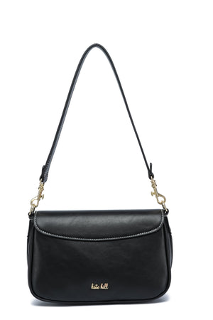 Kate Hill - KH2655 Cherry Flap Adjustable Shoulder Strap - Black