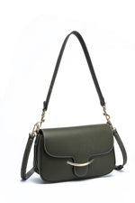 Kate Hill - KH2655 Cherry Flap adjustable shoulder strap - Olive