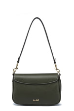 Kate Hill - KH2655 Cherry Flap adjustable shoulder strap - Olive