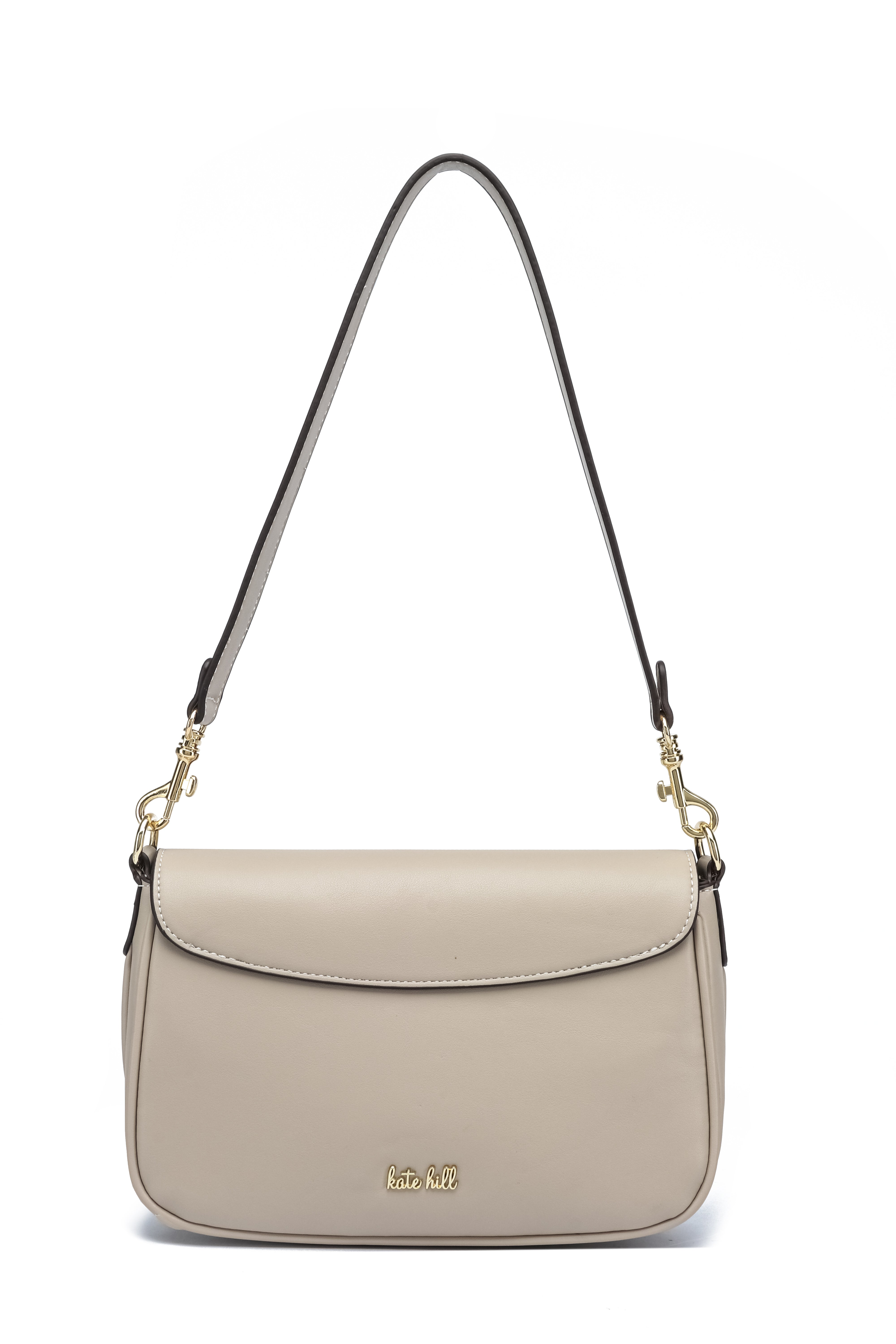 Kate Hill - KH2655 Cherry Flap adjustable shoulder strap - Sand