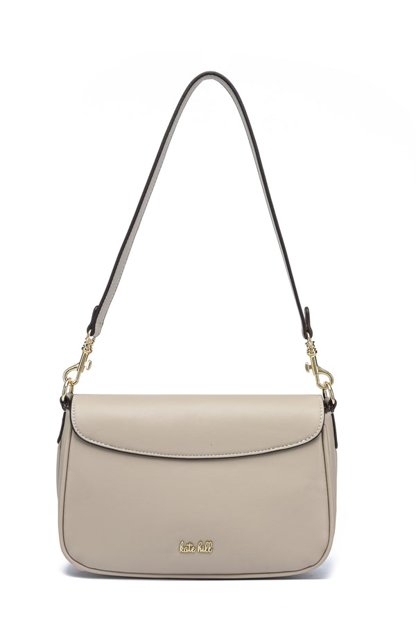 Kate Hill - KH2655 Cherry Flap Adjustable Shoulder Strap - Sand