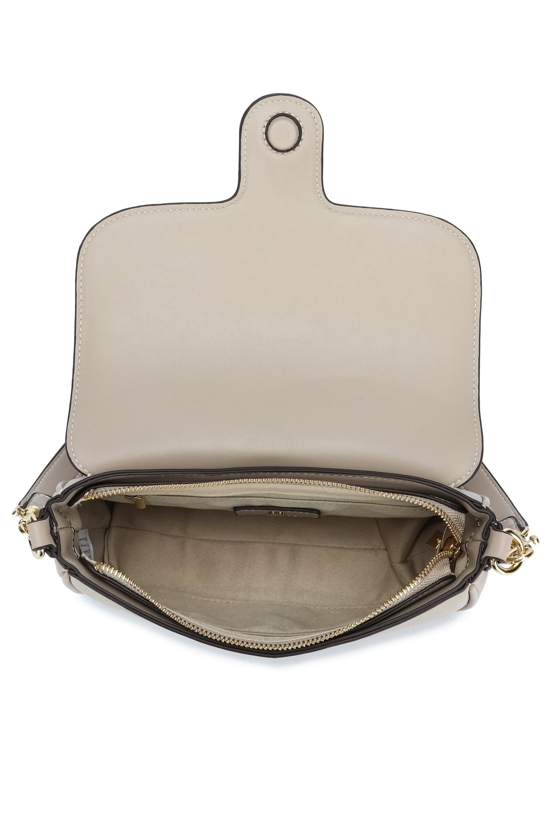 Kate Hill - KH2655 Cherry Flap Adjustable Shoulder Strap - Sand