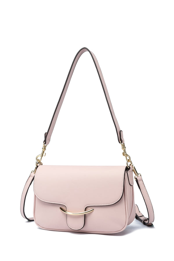 Kate Hill - KH2655 Cherry Flap Adjustable Shoulder Strap - Pink
