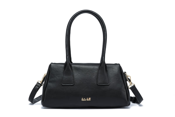 Kate Hill - KH2656 Clarissa Tote Handles and Strap - Black