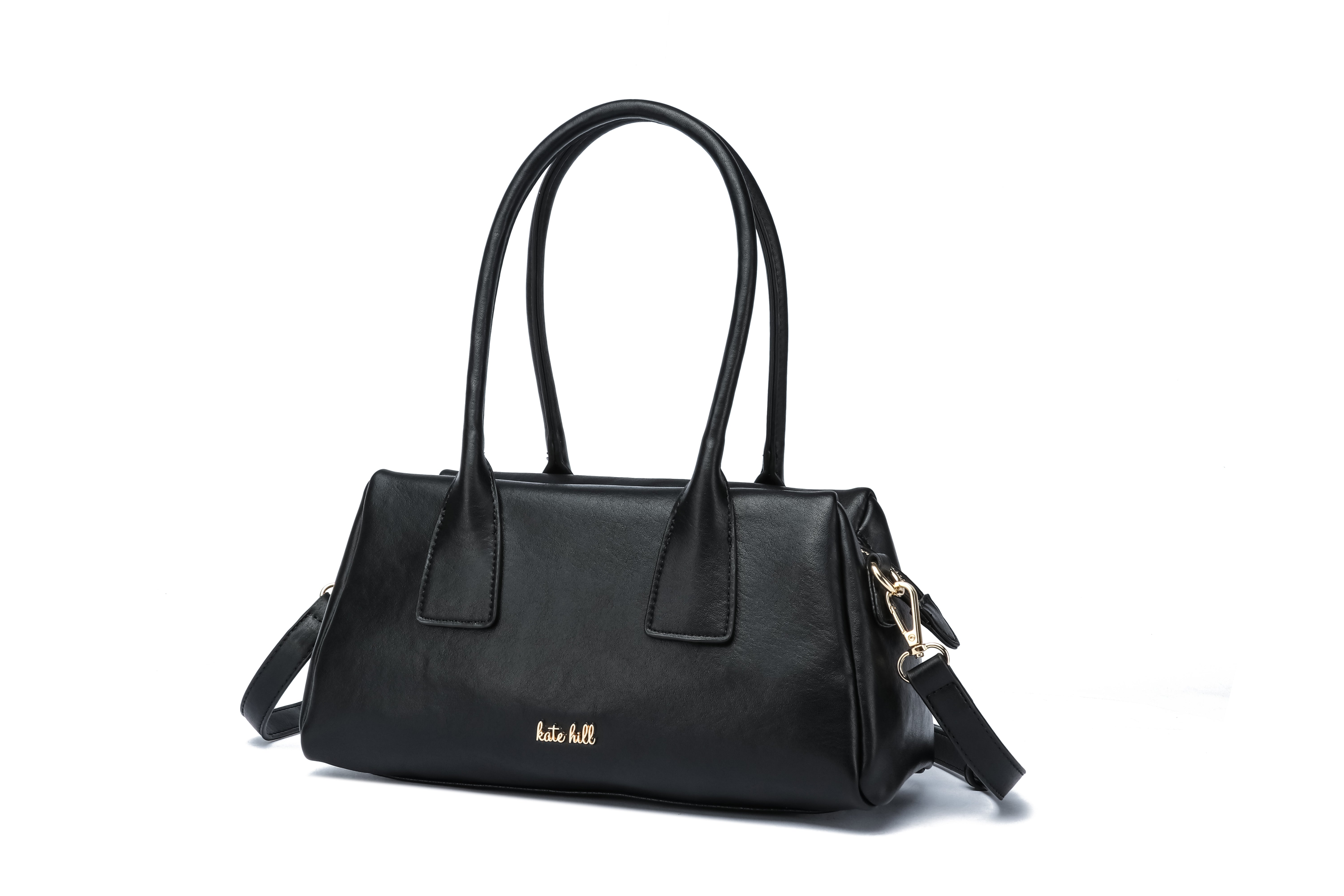 Kate Hill - KH2656 Clarissa Tote handles and strap - Black