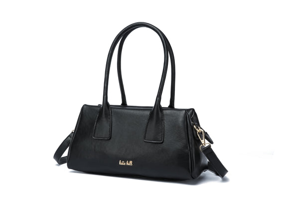 Kate Hill - KH2656 Clarissa Tote Handles and Strap - Black