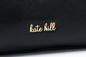 Kate Hill - KH2656 Clarissa Tote Handles and Strap - Black