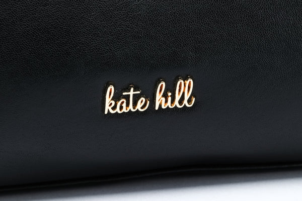 Kate Hill - KH2656 Clarissa Tote Handles and Strap - Black