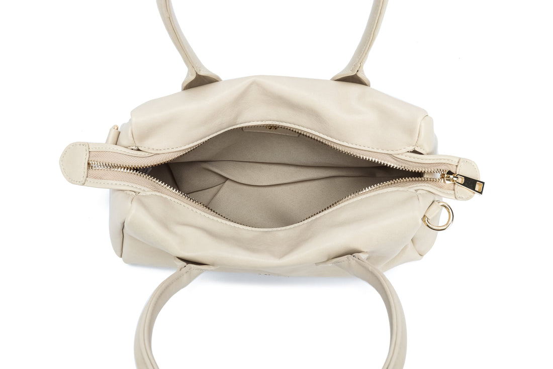 Kate Hill - KH2656 Clarissa Tote Handles and Strap - Ivory