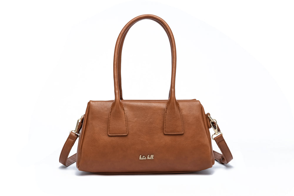Kate Hill - KH2656 Clarissa Tote Handles and Strap - Tan