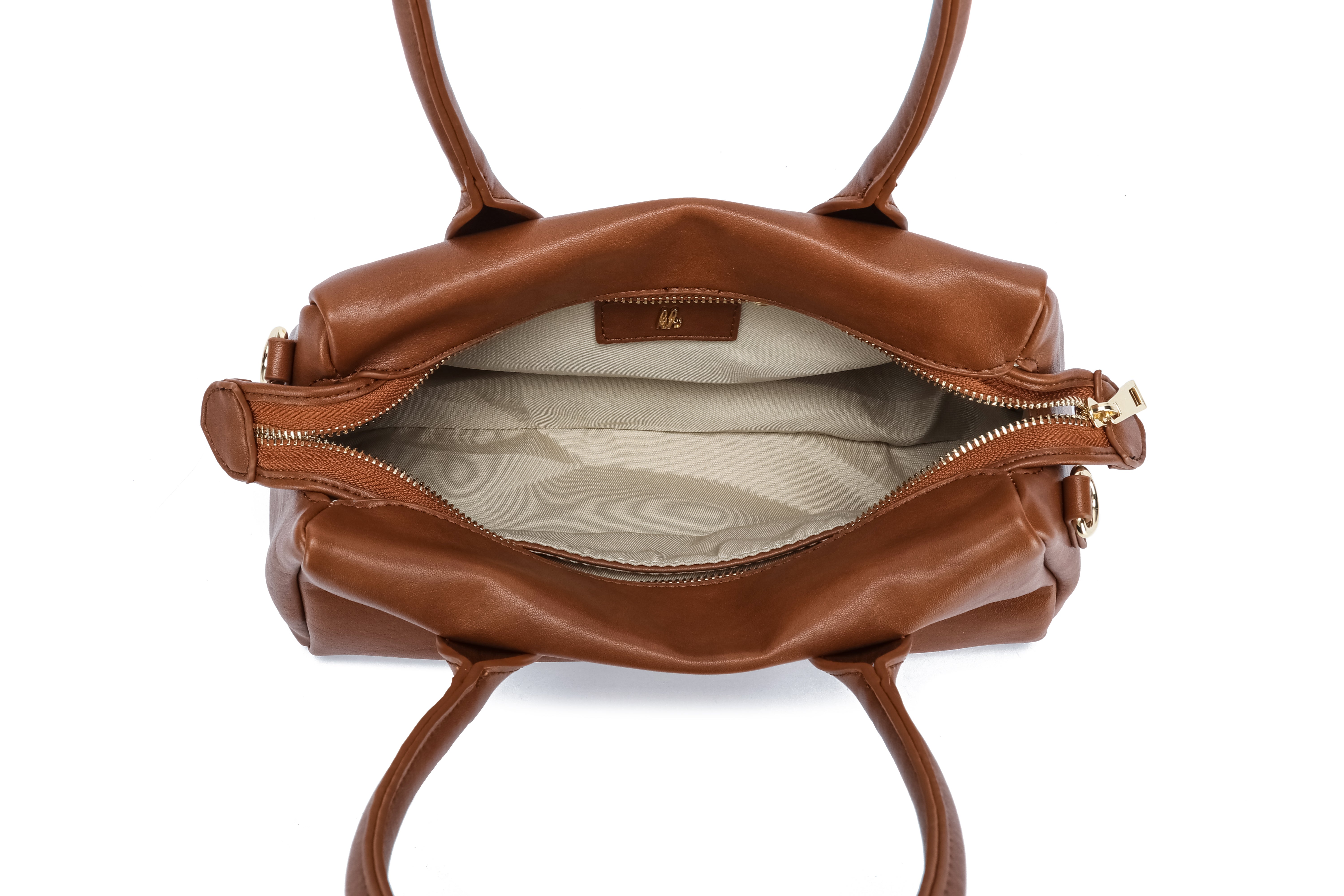 Kate Hill - KH2656 Clarissa Tote handles and strap - Tan