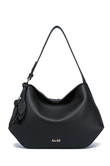 Kate Hill - KH2657 Crystal Tote adjustable strap - Black