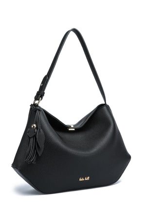 Kate Hill - KH2657 Crystal Tote Adjustable Strap - Black