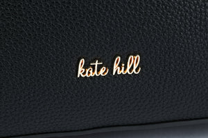 Kate Hill - KH2657 Crystal Tote Adjustable Strap - Black