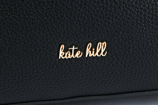 Kate Hill - KH2657 Crystal Tote Adjustable Strap - Black