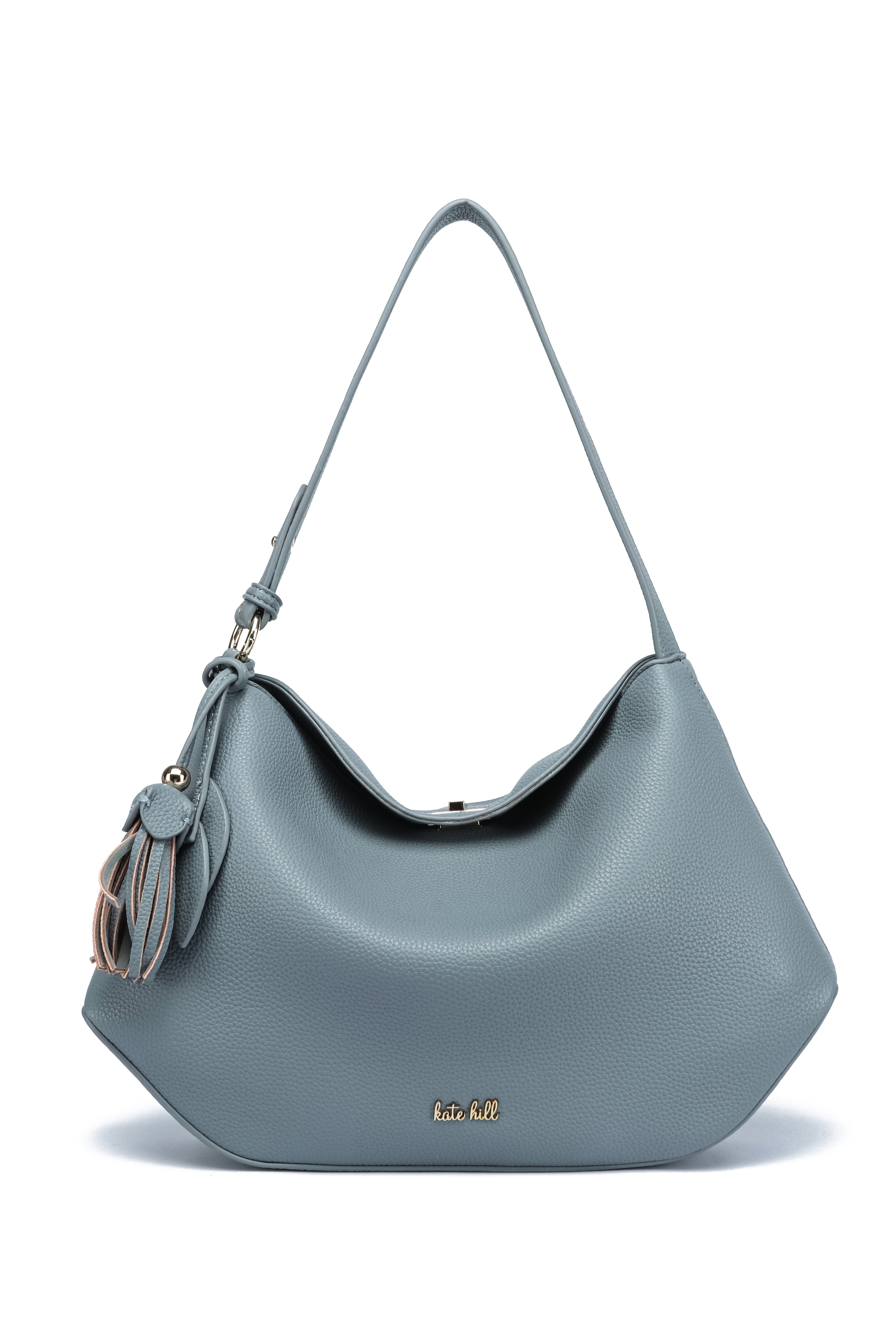 Kate Hill - KH2657 Crystal Tote adjustable strap - Sky Blue