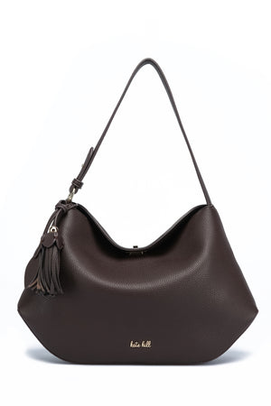 Kate Hill - KH2657 Crystal Tote Adjustable Strap - Chocolate