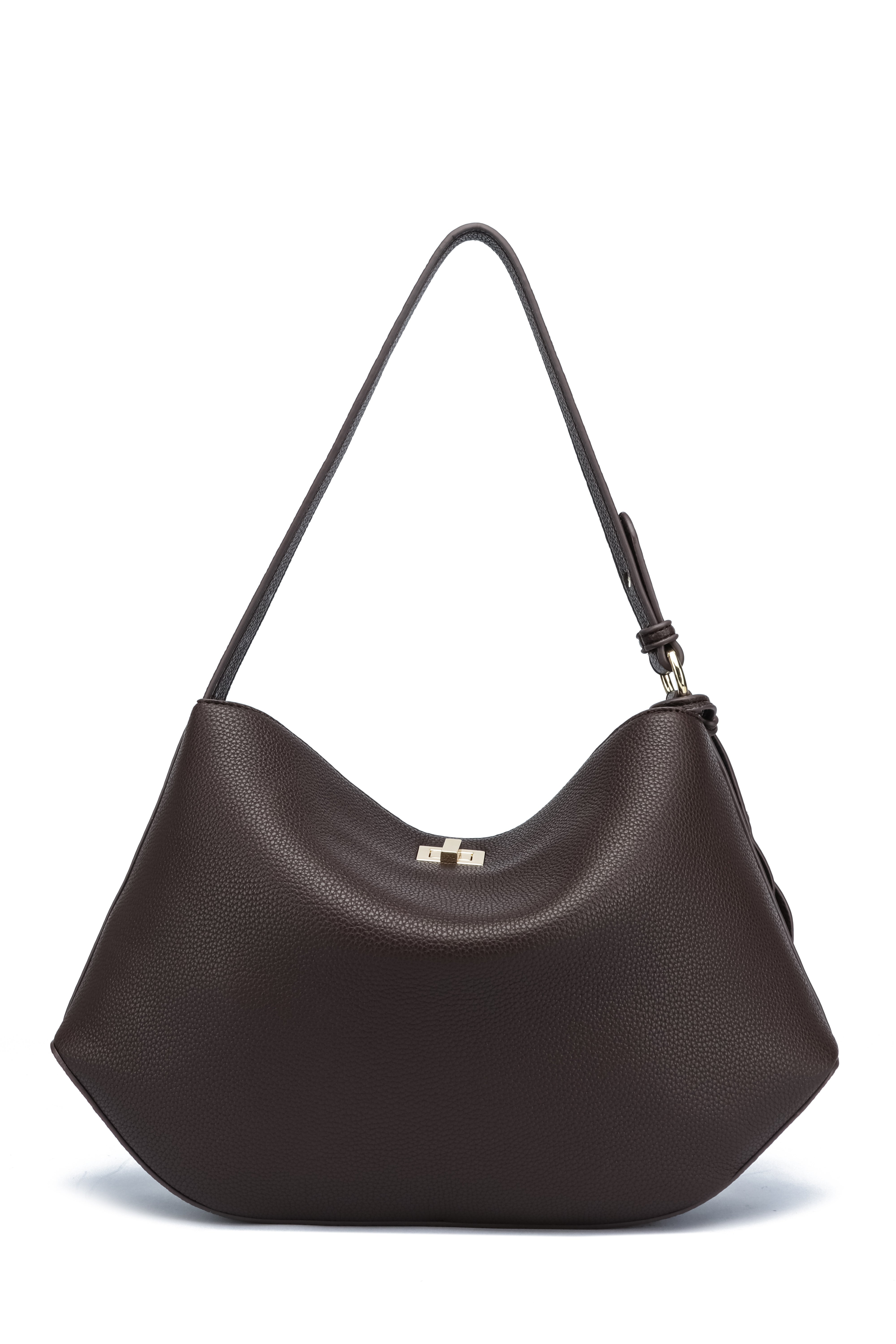 Kate Hill - KH2657 Crystal Tote adjustable strap - Chocolate