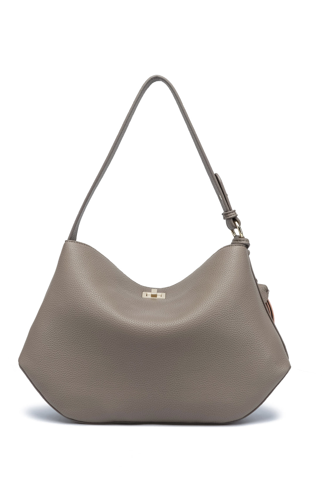 Kate Hill - KH2657 Crystal Tote Adjustable Strap - Taupe