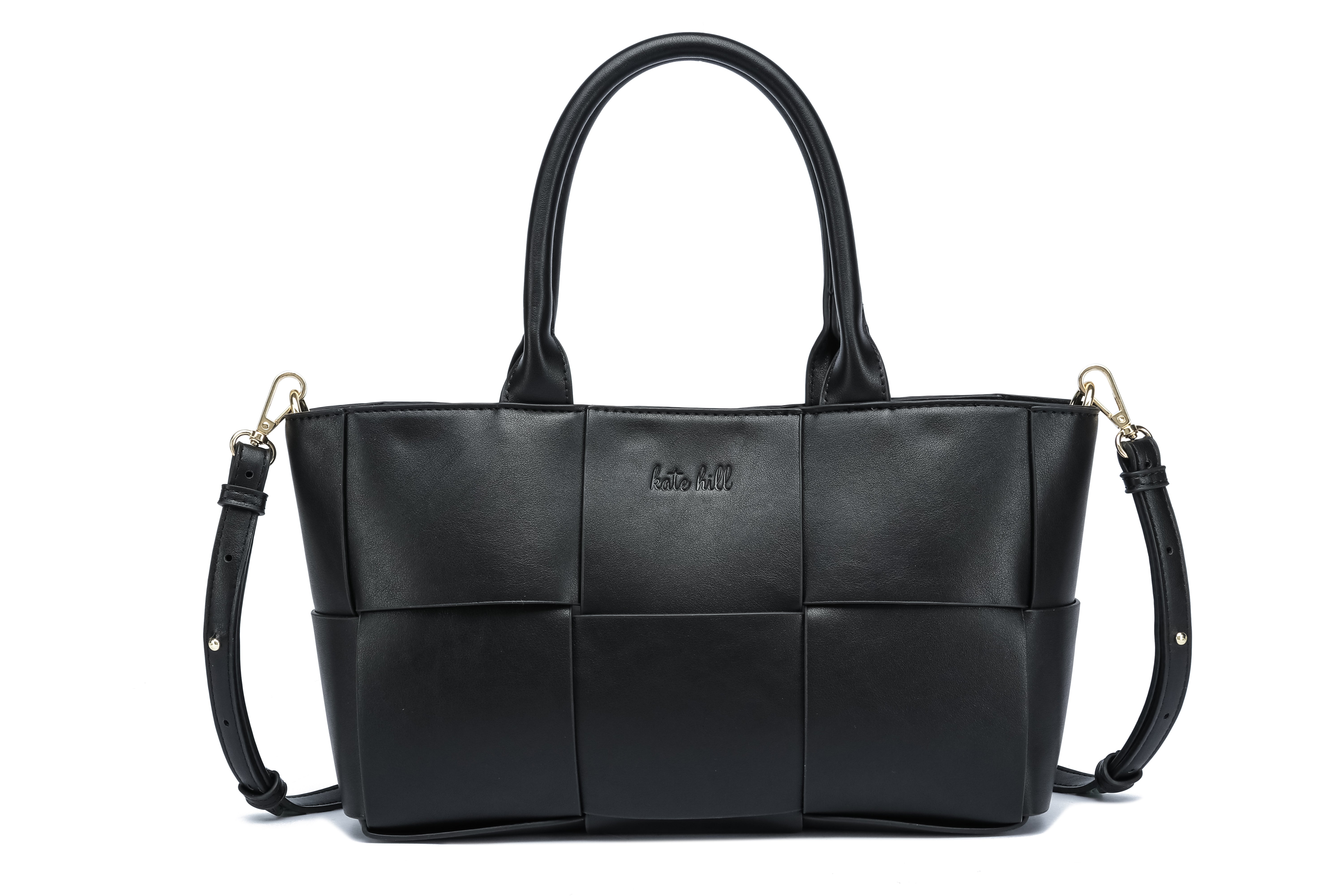 Kate Hill - KH2658 Clover Tote E/W dual carry - Black