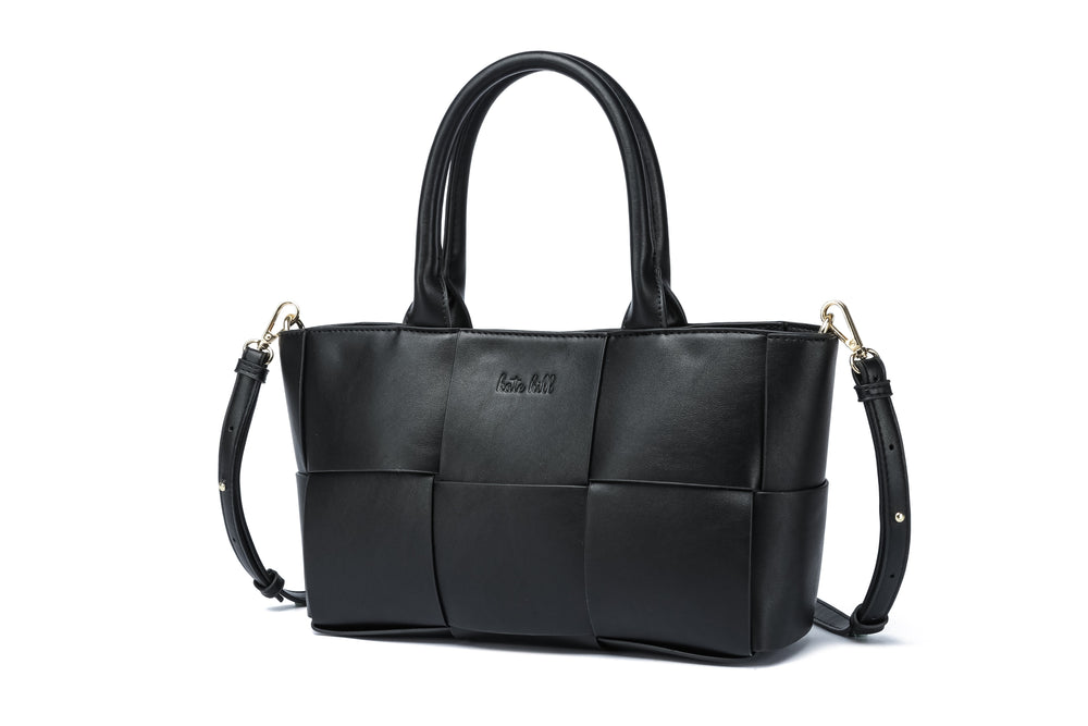 Kate Hill - KH2658 Clover Tote E/W Dual Carry - Black