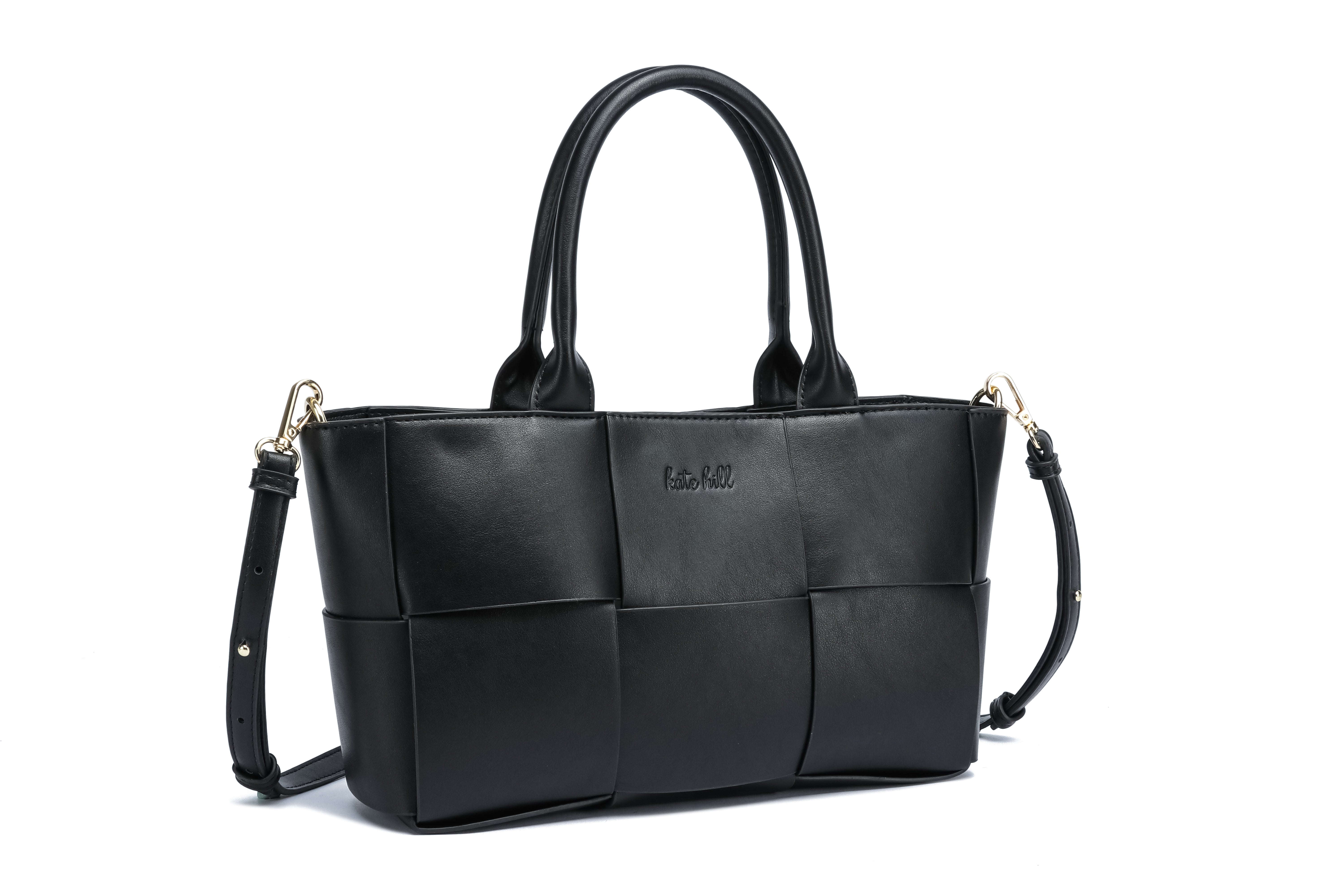 Kate Hill - KH2658 Clover Tote E/W dual carry - Black