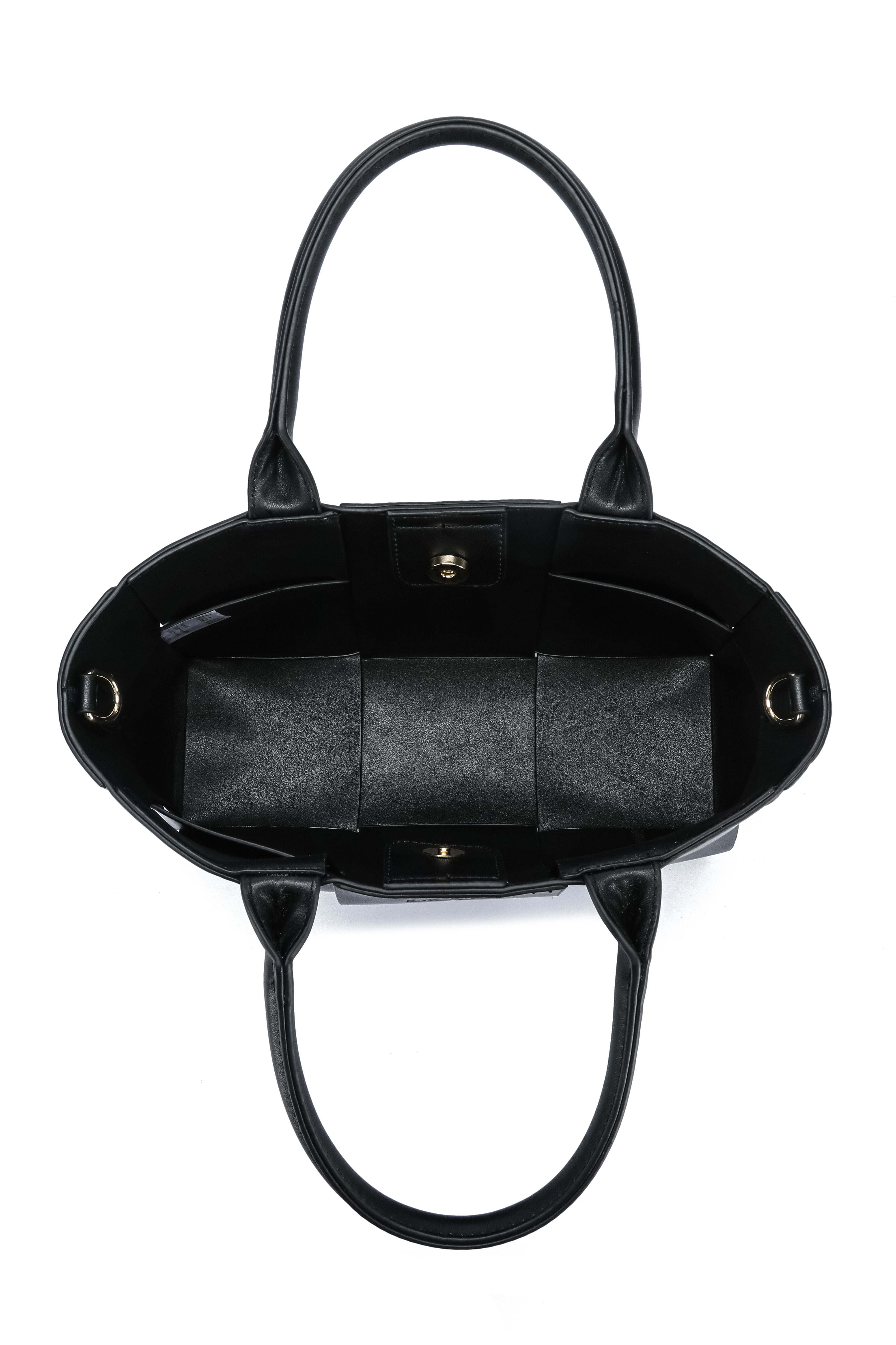 Kate Hill - KH2658 Clover Tote E/W dual carry - Black