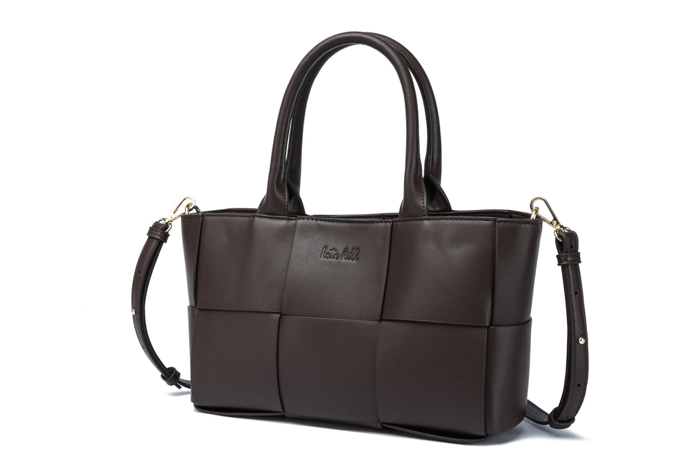 Kate Hill - KH2658 Clover Tote E/W Dual Carry - Chocolate