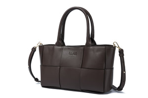 Kate Hill - KH2658 Clover Tote E/W Dual Carry - Chocolate