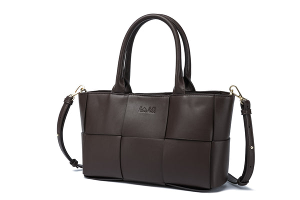 Kate Hill - KH2658 Clover Tote E/W Dual Carry - Chocolate