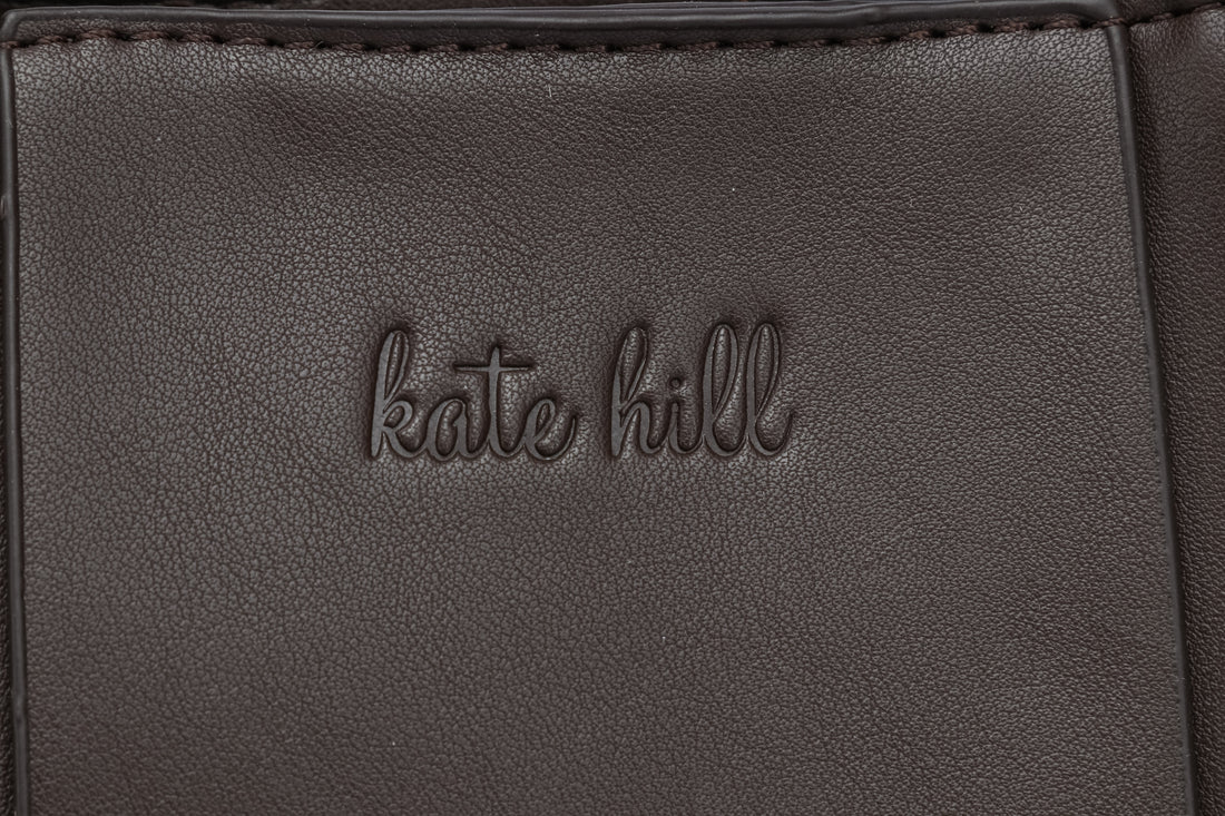 Kate Hill - KH2658 Clover Tote E/W Dual Carry - Chocolate