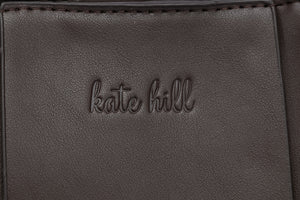 Kate Hill - KH2658 Clover Tote E/W Dual Carry - Chocolate