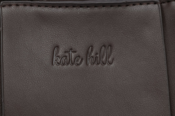 Kate Hill - KH2658 Clover Tote E/W Dual Carry - Chocolate
