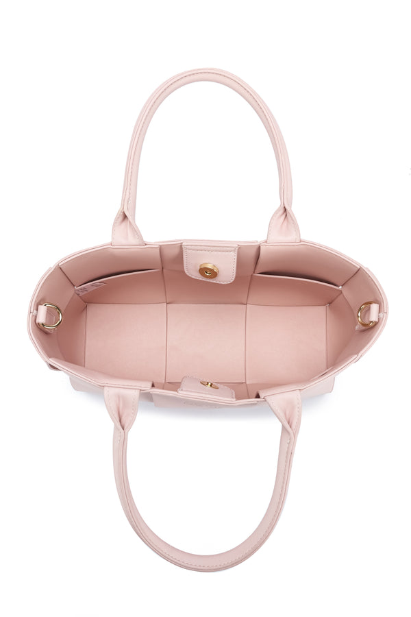 Kate Hill - KH2658 Clover Tote E/W Dual Carry - Pink