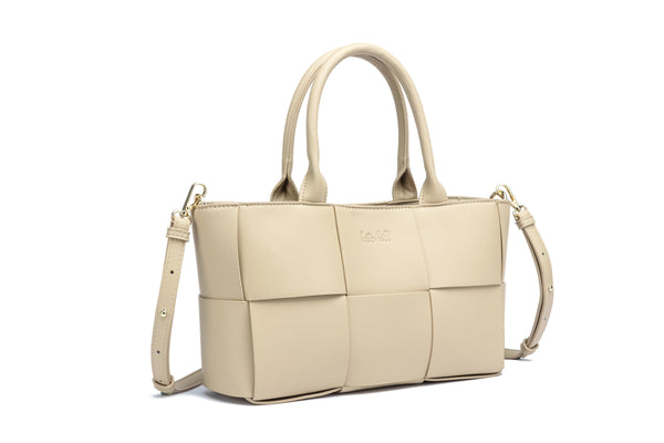 Kate Hill - KH2658 Clover Tote E/W Dual Carry - Taupe